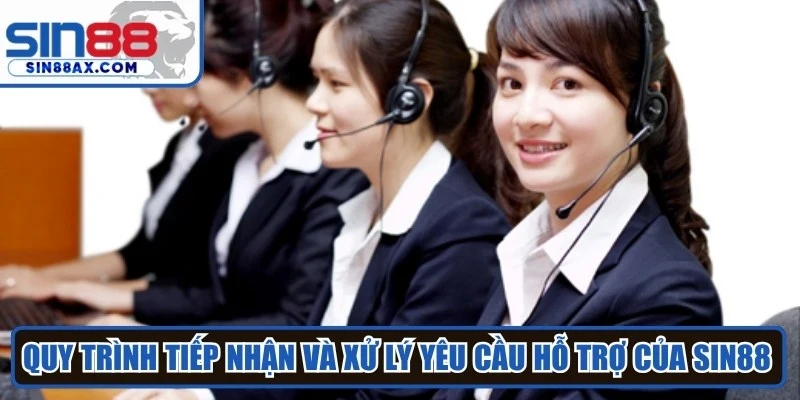 Quy trình tiếp nhận và xử lý yêu cầu hỗ trợ của SIN88 nhanh chóng, thuận tiện