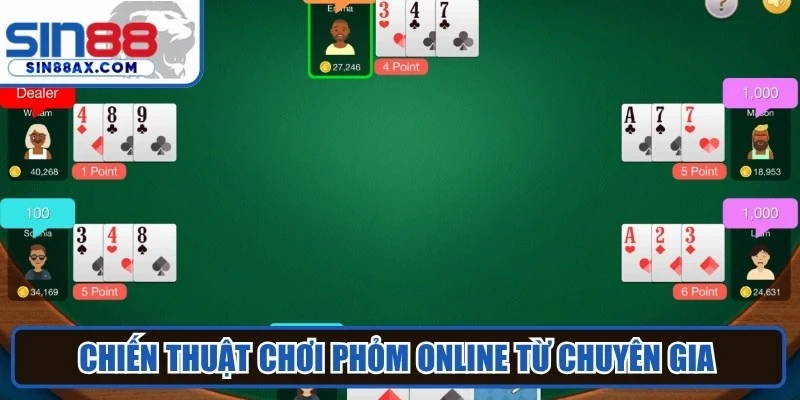 Chiến thuật chơi phỏm online từ chuyên gia chuẩn chỉnh