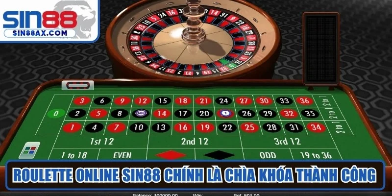 Roulette online Sin88 chính là chìa khóa mở ra cánh cửa thành công cho bạn